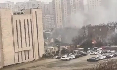 Bakıda “Kababçılar” adlanan ərazidə başlayan yanğın söndürülüb - ANBAAN GÖRÜNTÜ - YENİLƏNİB - VİDEO