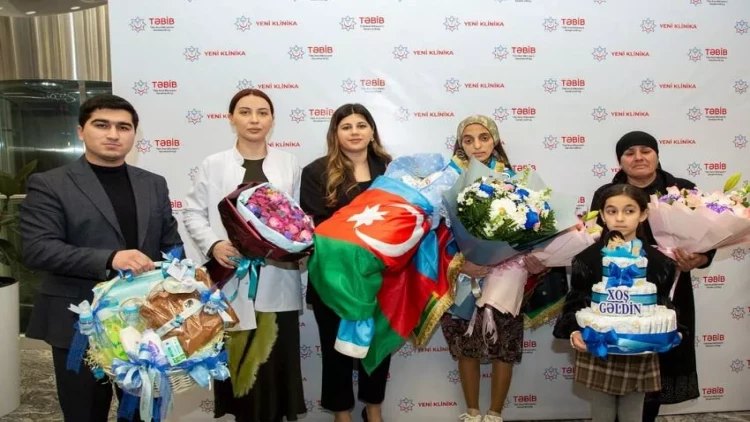 Antiterror əməliyyatları şəhidinin övladı dünyaya gəlib - FOTO