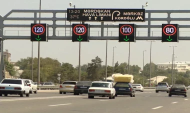 Küləyə görə yollarda sürət həddi endirildi