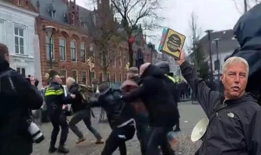 Quranı yandırmaq istədilər, müsəlmanlar müdaxilə etdi, polis dəyənəyə əl atdı