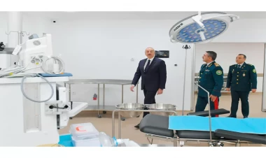 İlham Əliyev Bakıda DSX-nin yeni hərbi hospital kompleksinin açılışında iştirak edib - VİDEO - FOTO