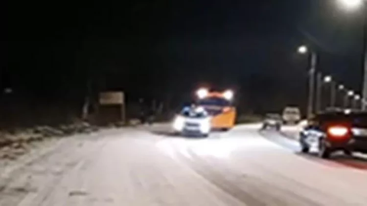 Şamaxı-İsmayıllı yolunda hazırkı vəziyyət - VİDEO