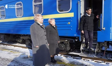 Rişi Sunak Ukraynaya gedib - FOTO