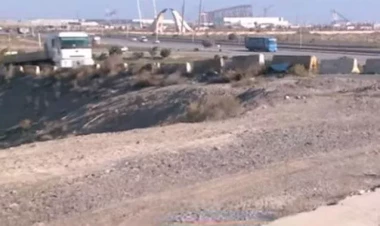 Bakı-Ələt yolunda təhlükə - VİDEO