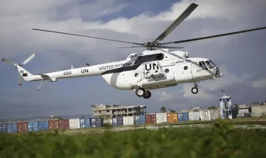 BMT-nin helikopteri qaçırıldı -  8 girov var