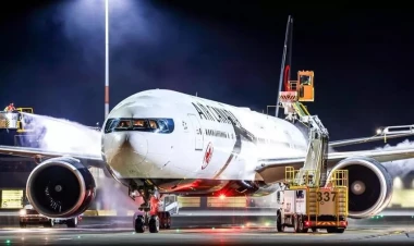Toronto aeroportunda sərnişin təyyarədən yerə yıxılıb