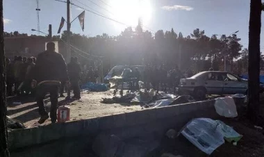 Kirmanda partlayışdan daha bir görüntü - VİDEO