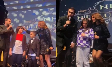 Rəşad Dağlının övladları Aygün və Namiqlə bir arada - VİDEO