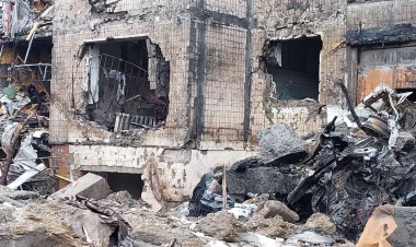 Ukraynaya kütləvi hava hücumunun nəticələri - FOTOREPORTAJ