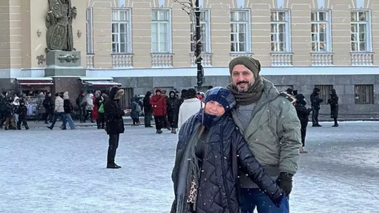 Yeni ili Peterburqda qarşıladılar - FOTOlar