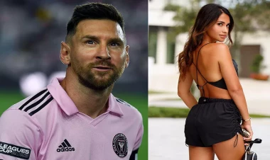 Messi yeni mövsümə arvadı ilə belə hazırlaşır - FOTO