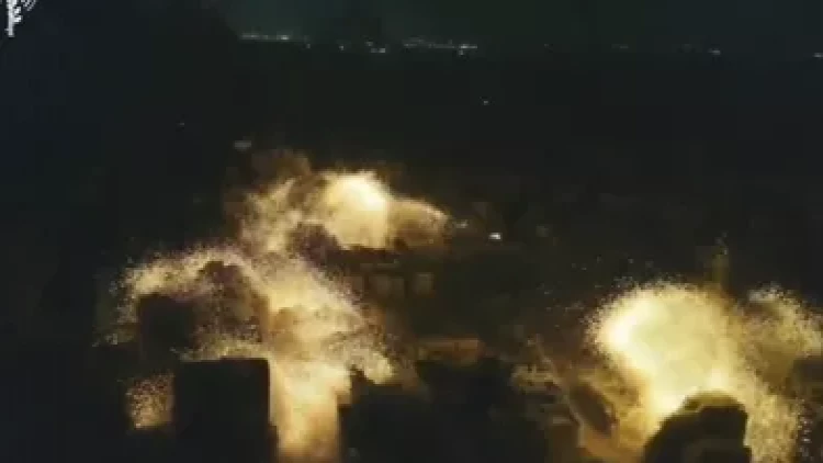 İsrail Ordusu HƏMAS tunellərinin partladılmasının görüntülərini yaydı