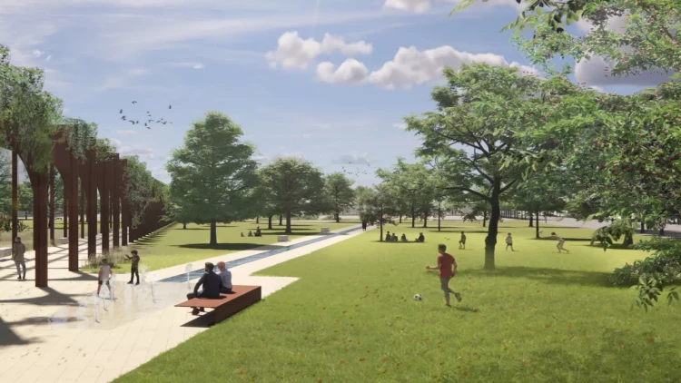 Ağdamın mərkəzi parkı belə olacaq - FOTO