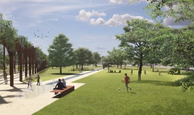Ağdamın mərkəzi parkı belə olacaq - FOTO