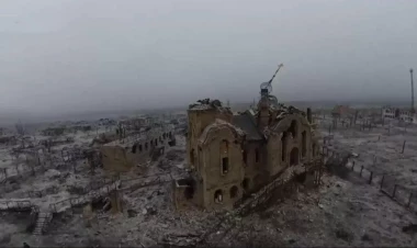 Rusiya Marinka şəhərinin görüntülərini paylaşdı – VİDEO