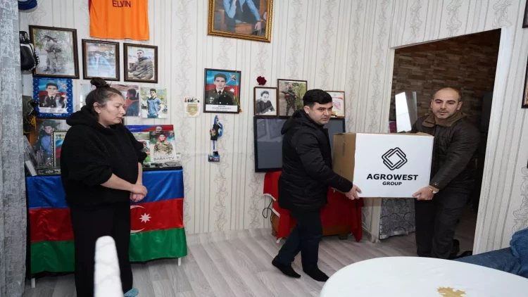 “Aqro-Vest” Şirkətlər Qrupu şəhid ailələrinə ərzaq yardımı edib - FOTO