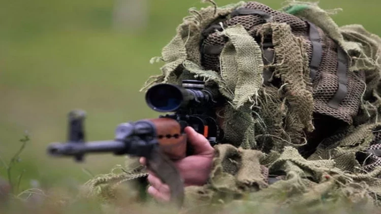Snayperlər şərti düşmən hədəflərini məhv etdilər