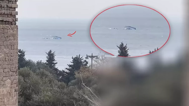 Batan qayıqdan sərnişinlər belə xilas oldular - VİDEO