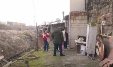 Qatar yolunda təhlükə: sakinlər evlərindən məcbur çıxarılır? - VİDEO