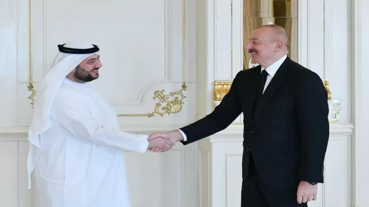 İlham Əliyev Məhəmməd Həssən Əl Suveydini qəbul edib - VİDEO - FOTO