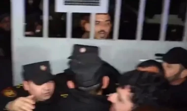 Əsirlikdən qayıdanların yaxınları ilə polislər arasında dava olub