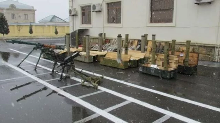 Füzulidə yenə silah-sursat aşkarlandı