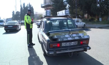 Masallıda reyd: Xeyli sürücü cərimələndi - FOTO