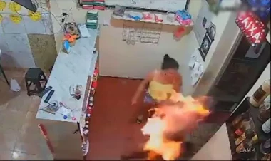 Braziliyalı qadın qısqanclıqdan ərini yandırdı