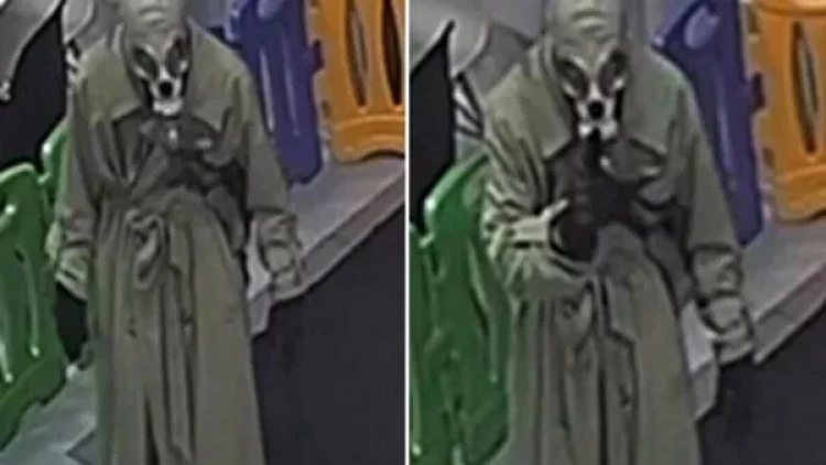 Oyun mərkəzinə girib uşaqları belə qorxutdu - FOTOlar