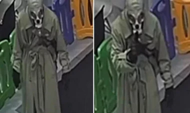 Oyun mərkəzinə girib uşaqları belə qorxutdu - FOTOlar