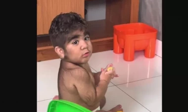 Körpənin görünüşü müzakirələrə səbəb oldu - VİDEO