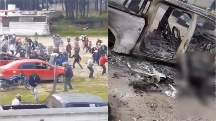 Meksikada DƏHŞƏT: Fermerlər silahlı dəstəyə maçete ilə qarşı çıxdılar - VİDEO