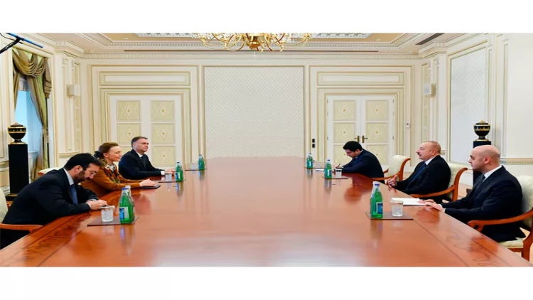 Prezident Mariya Peyçinoviç Buriçi qəbul edib - VİDEO - FOTO