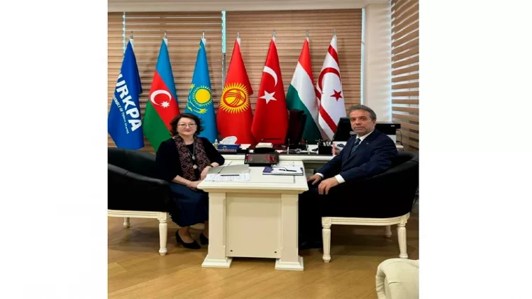 Aktotı Raimkulova TÜRKPA-nın Baş katibi ilə görüşüb - FOTO