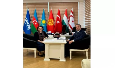 Aktotı Raimkulova TÜRKPA-nın Baş katibi ilə görüşüb - FOTO