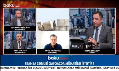 Qərb Ermənistana xristian həmrəyliyi nümayiş etdirir - Rufiz Hafizoğlu