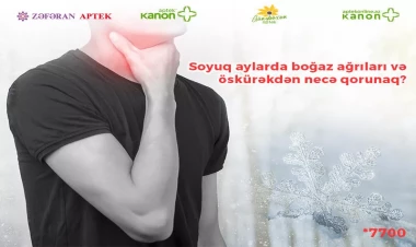 Soyuq havanın sizi narahat etməsinə imkan verməyin: Boğaz ağrısı və öskürəyə tək çarə! - FOTO