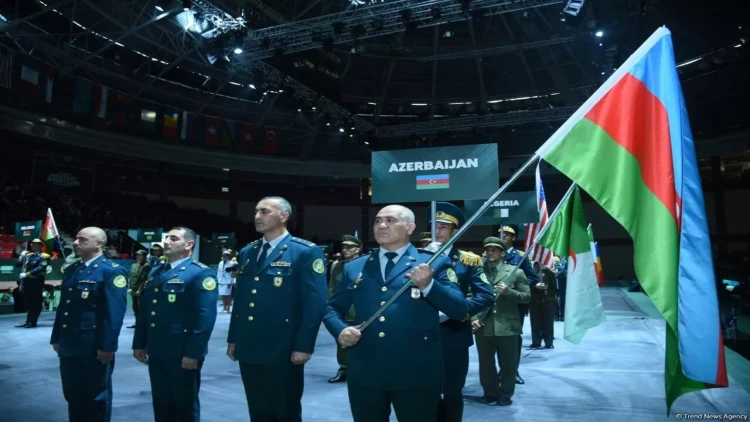 Bakıda hərbçilər arasında dünya çempionatının bağlanış mərasimi keçirilib - FOTO