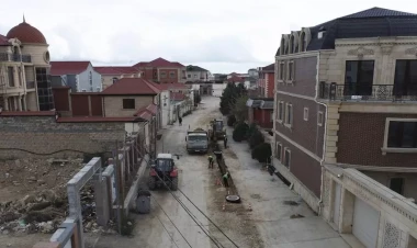 Bakıda yeni içməli və tullantı su şəbəkələri yaradılır - FOTO
