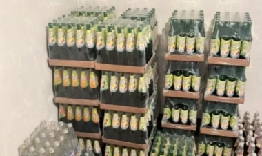 Saxta içkilər istehsal edən müəssisə aşkarlandı - FOTOlar