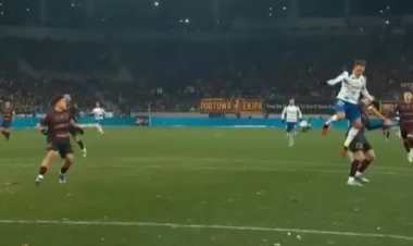 Latviyalı futbolçudan fantastik qol ötürməsi - VİDEO