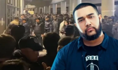 Azərbaycanlı reperin konsertində iğtişaş: Xüsusi təyinatlılar gəldi - VİDEO