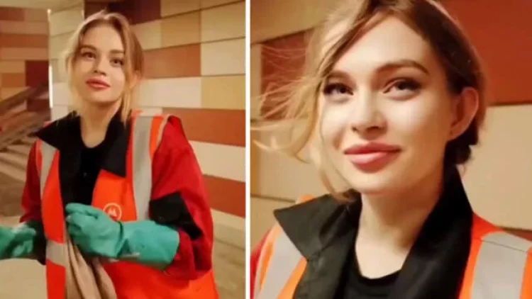 Sosial mediada gözəlliyi ilə heyran qoydu - Heç kim peşəsinə inanmadı... - VİDEO