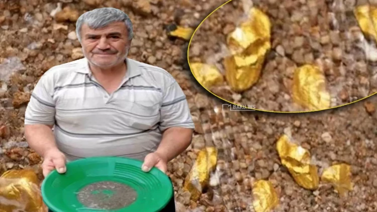 Türkiyədə kənd sakini həftəyə 10-13 qram qızıl tapır - FOTO