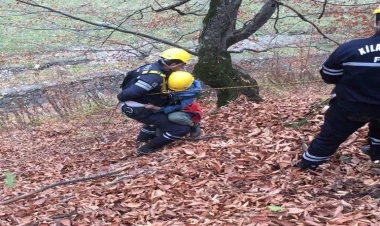 Tufandağda köməksiz vəziyyətdə qalan uşaq xilas edildi - VİDEO - FOTO