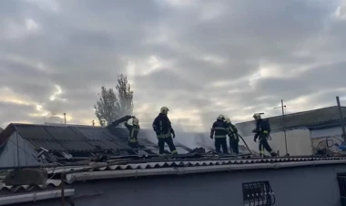 NZS-də yanğın oldu - xəsarət alan var - VİDEO