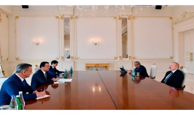 Prezident Laziz Kudratovu qəbul edib - VİDEO