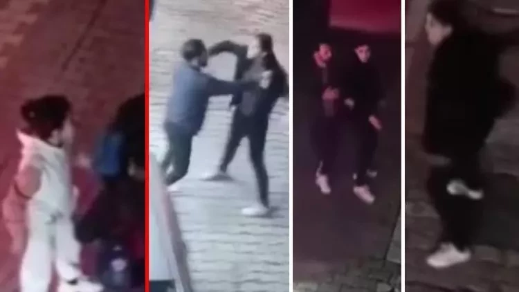 Sevgilisinin mesajlarını tutub küçənin ortasında... - FOTO