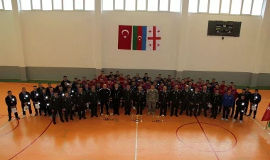 Üç ölkənin kursantlarının idman yarışları yekunlaşdı - FOTO