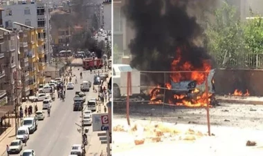 Fabrikdə dəhşətli partlayış anı - VİDEO